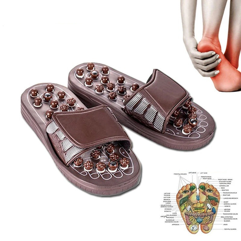 AcuPoint Slippers - Foot Reflexology Acupressure Slipper