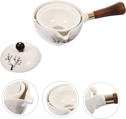 Rotating Infuser Teapot – Cherry Blossom