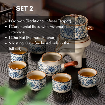 Imperial Peony Tea Set – Traditional Gongfu Cha Set