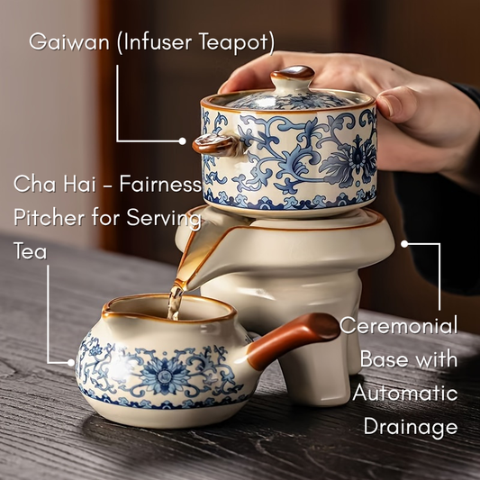 Imperial Peony Tea Set – Traditional Gongfu Cha Set