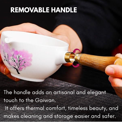 Rotating Infuser Teapot – Cherry Blossom