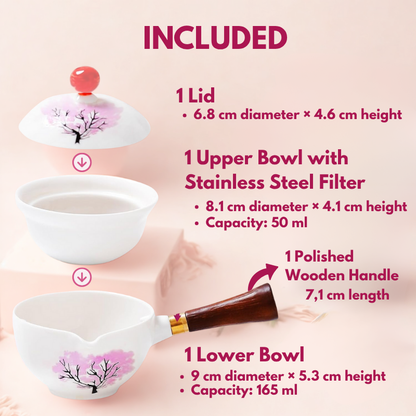 Rotating Infuser Teapot – Cherry Blossom
