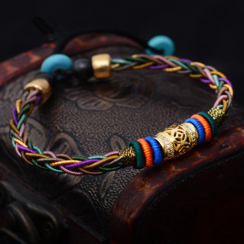 Tibetan 8-Strand Bracelet: Luck, Health, and Prosperity