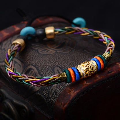 Tibetan 8-Strand Bracelet: Luck, Health, and Prosperity
