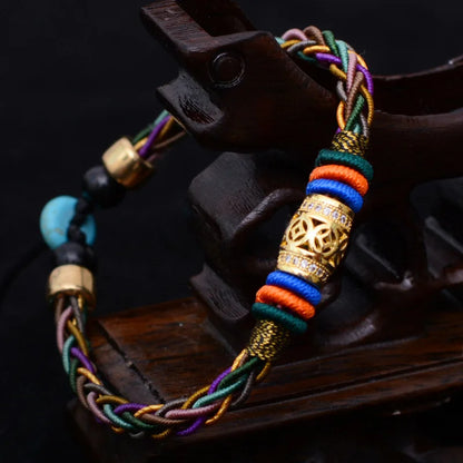 Tibetan 8-Strand Bracelet: Luck, Health, and Prosperity