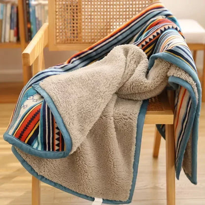 Wanderlust Tribal Blanket - Boho / Ethnic / Tribal