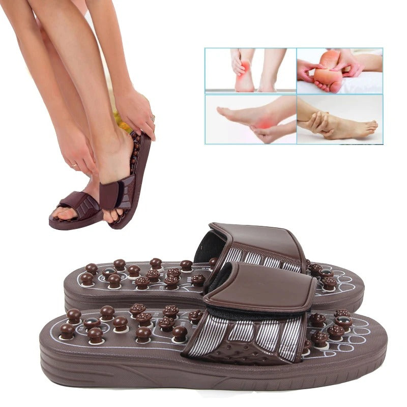 AcuPoint Slippers - Foot Reflexology Acupressure Slipper