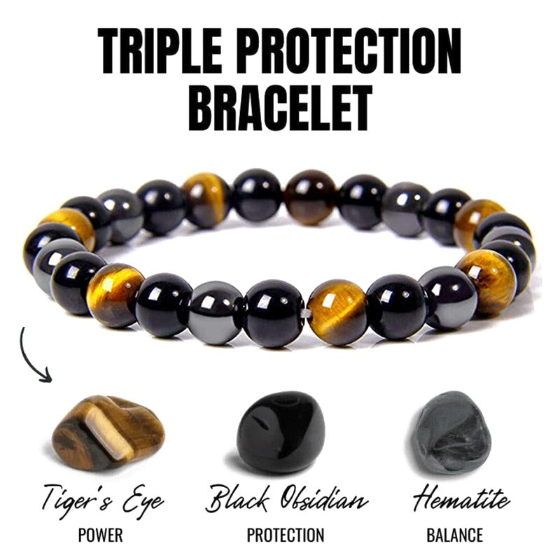 Triple Protection Bracelet: Protection, Power, and Balance