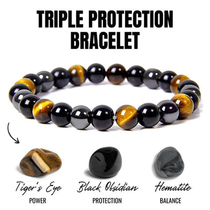 Triple Protection Bracelet: Protection, Power, and Balance