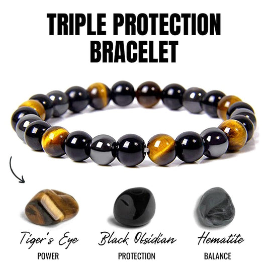 Triple Protection Bracelet: Protection, Power, and Balance